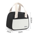 thumbnail image 6 of PRIYAL Insulated Lunch Bags for Women, Cute Quilted Lunch Box, Lightweight Puffy Padded Waterproof Lunch Tote, Reusable Lunch Cooler for Work Picnic Travel, 6 of 9