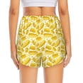 thumbnail image 2 of Lsque Ears Of Corn Printed Women's Running Shorts with Liner Pockets,Elastic Quick Dry Workout Athletic Gym Yoga Shorts,Womens High Waist Shorts-X-Large, 2 of 9