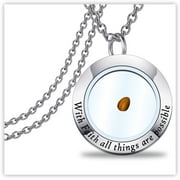 Mustard Seed Pendant Faith Necklace