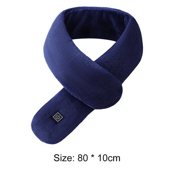 Ropa de Deporte Bufanda con calefacción eléctrica Calentador de cuello inteligente USB para ciclismo Camping (Azul) Ehuebsd Para Estrenar