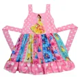 thumbnail image 1 of Vestido de princesa Frozen para niñas, Elsa, sirena, Rapunzel, Minnie Mouse, unicornio, disfraces de Halloween, 1 of 5