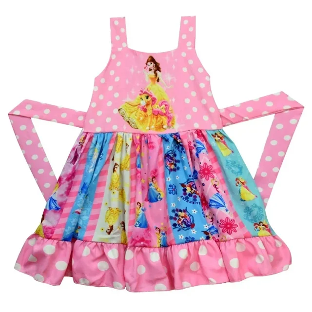 Vestido de princesa Frozen para niñas, Elsa, sirena, Rapunzel, Minnie Mouse, unicornio, disfraces de Halloween