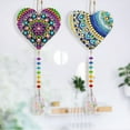 thumbnail image 5 of Diamond Painting Kit Hanging Pendant Crafts 2 Pcs DIY Special Shaped Drill Crystal Light Window Wind Chimes Jewelry Kit for Home Garden Decoration Gift, 5 of 9