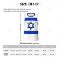 thumbnail image 6 of Israel Flag Men Basketball Sports Jersey Running Fitness Multifunction Sleeveless tshirt Exclusive Custom Name Nunber, 6 of 9