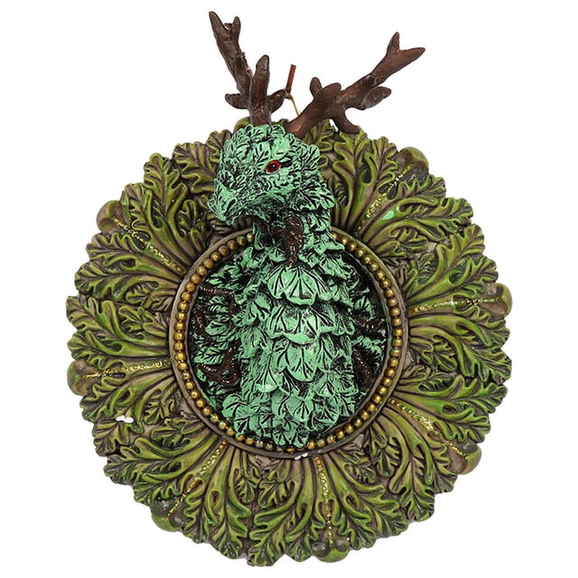 Simulación Decorativa Espejo Dragón Bosque Dragón Jardín Adornos Resina Artesanía Espejo Planta Dragón Utilizado Para Decorar Oficina Hogar Methold HA022093-00