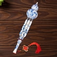 thumbnail image 6 of Almencla Chinese Hulusi Flute Gourd Hlute with Mouthpiece Woodwind with Chinese Knot Professional Chinese Folk Instrument Traditional Multicolor C Key, 6 of 8