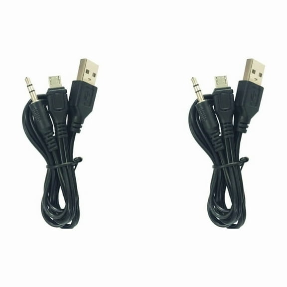 Micro 5Pin to 3.5mm Aux USB Powered Audio Cable for Smart Speakers and Mobile Devices