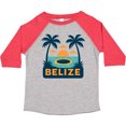 thumbnail image 3 of Inktastic Belize Tropical Sunset with Palm Trees Boys or Girls Toddler T-Shirt, 3 of 5