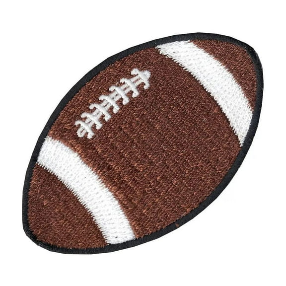 Football Embroidered Iron On Patch
