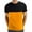 Yellow1, variant on Plebaso Men's Stylish T-Shirts Crew Neck Colorblock Tee Tops Casual Short Sleeve Summer Tops for Men