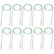 thumbnail image 2 of Agujas de tejer, 10 piezas Aguja de tejer circular Multipropósito 100 cm 39 pulgadas Anillo de longitud Suéter de acero inoxidable Juego de agujas de bucle de hilo, 2 of 5