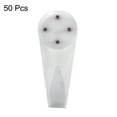 thumbnail image 2 of Unique Bargains 30lbs Cintre Mural Rigide Sans Marque Crochet pour Photos 50 Pcs, 2 of 3