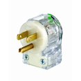 thumbnail image 1 of Leviton 8215-CAT 15 Amp, 125 Volt, Hospital Grade, Angle Plug, Straight Blade, Grounding, Transparent, 1 of 2