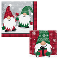 thumbnail image 2 of Christmas Holiday Gnomes Beverage and Lunch Napkins (32), 2 of 6
