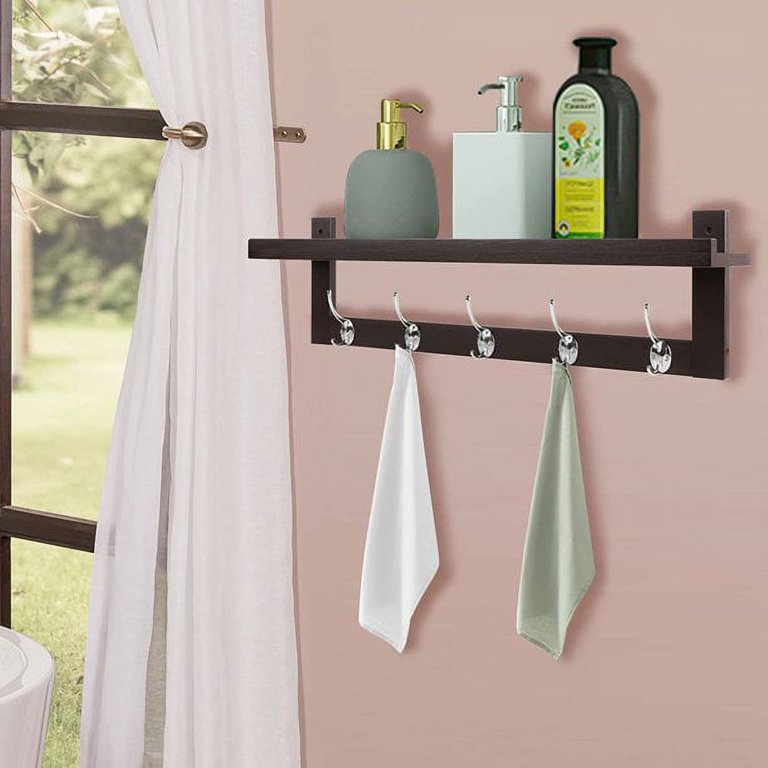 Wooster Wall Shelf & Chain Hook Coat Rack – Urban Wood & Steel