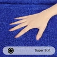 thumbnail image 6 of Ileading Bathroom Rugs Set of 4 Soft Bath Mats with Toilet Lid Cover Washable Microfiber Bathroom Mats, Royal Blue, 6 of 12