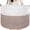 Brown & White-A, variant on 90L Extra Large Blanket Basket for Living Room - Cotton Rope Laundry Hamper Woven Baskets XXL Storage Bin with Handles for Dirty Clothes, Kids, Pets, Toys, Bedroom, 23'' x 23'' x 13'', White & Brown