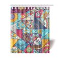 thumbnail image 1 of BSDHOME Mandala Patchwork PatternShower Curtain Bathroom Decor 60x72 Inch, 1 of 2
