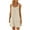 Beige, variant on LEAVINGSUO Summer Dresses for Women 2024 Women's Beach Dress Bikini Beachwear Coverups Casual Vacation Short Summer Halter Dresses