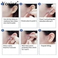 thumbnail image 4 of 80 piezas/juego de cinta adhesiva de maquillaje facial en forma de V, impermeable, invisible, transpirable, para levantar la cara, tensar el mentón, 4 of 5