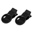 thumbnail image 3 of FONDOTIN 2Pcs Cell Phone Camera Lens Clips Black Rubber For Outdoor Photography, 3 of 6