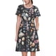 thumbnail image 1 of Easygdp Wildflower Watercolor 1 para Vestido Transpirable de Mujer, Vestido Suelto de Manga Corta con Pliegues y Bolsillos para el Verano, 1 of 6