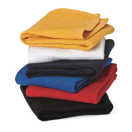 OAD - Value Cotton Velour Hemmed Rally Towel (Best Value Bath Towels)