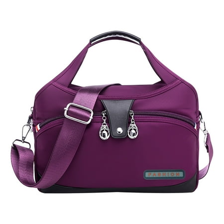 Multifunction Shoulder Bag Large Capacity Handbag Adjustable Strap Crossbody Tote Bag With Multi Pocket Storage for Work Travel Daily Use Shopping Office Organization Utility Bag