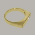 thumbnail image 4 of LBG British Made 14k Yellow Gold Real Genuine Diamond Mens Band Ring - 33 size options - Size 5.75, 4 of 6