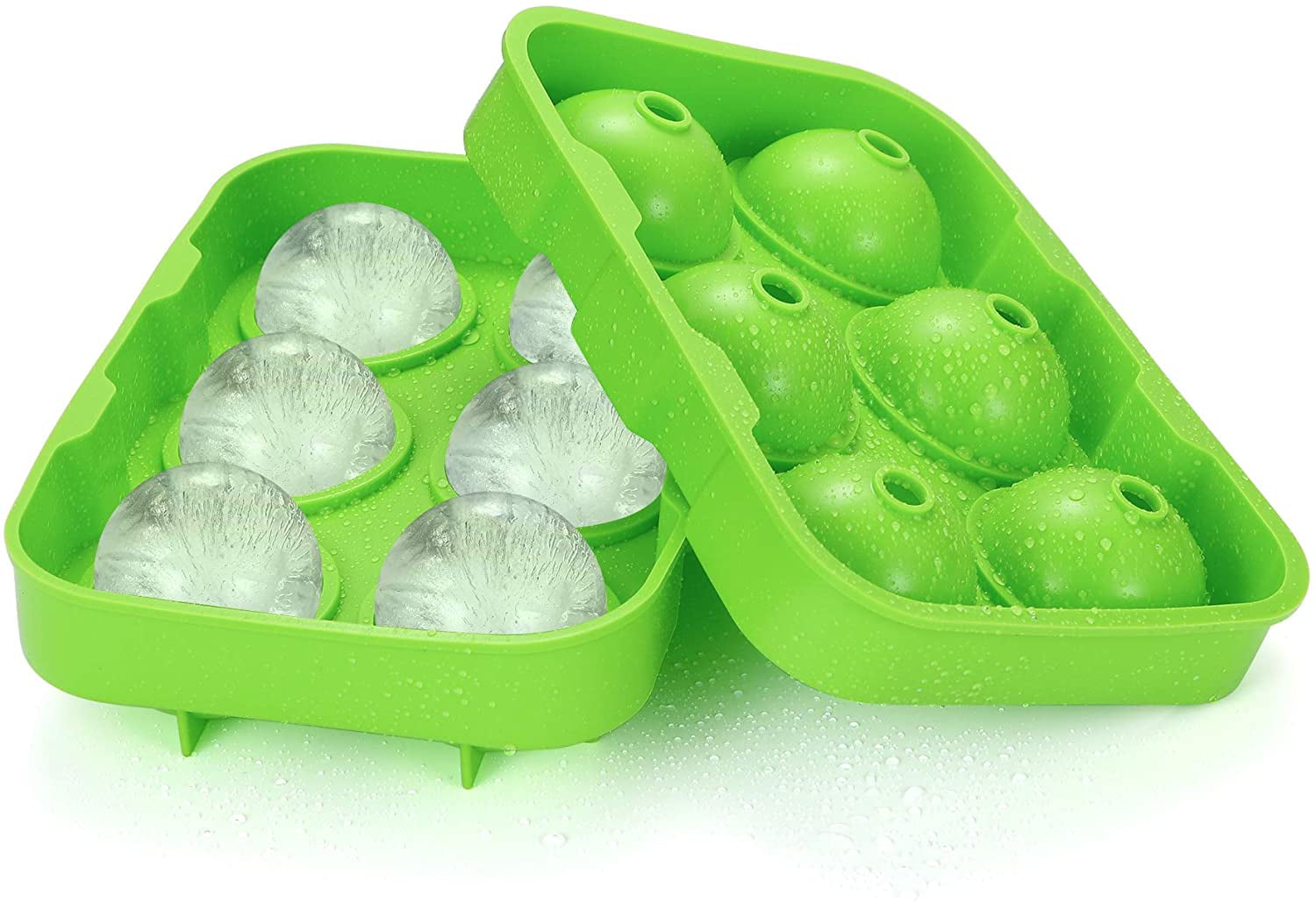 Reusable Silicone Ice Cube Tray Long Ice Trays For Freezer With Lid Ideal  For Sports Water Bottles Jugs Square Ice Cube Mould - AliExpress