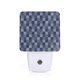 thumbnail image 1 of Balery Blue Gingham Buffalo Check Luz Nocturna LED con Sensor Automático, Enchufe con Sensor Crepuscular, Luz Suave de 0.5W para Dormitorio, Pasillo, Baño-UK, 1 of 7
