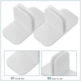 thumbnail image 4 of 4pcs Versatile Kitchen Drawer Divider Clips Easy Installation Drawer Divider Clip Plastic Drawer Divider Holder Fixer Kitchen Drawer Divider Clips, 4 of 6