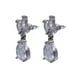 thumbnail image 2 of Aretes De Zirconia Con Diseño De Flor Y Gota, 2 of 3