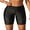 Black, variant on Womens Tummy Control Swim Bottoms Dot High Waisted Board Shorts Built-in Liner
