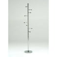 thumbnail image 4 of Room Designs Coat Rack Chrome / Walnut Transitional Round base; Rod top, 4 of 4