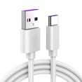 thumbnail image 1 of Cable de datos de 5 A, carga súper rápida de 6 A, adecuado para teléfonos móviles Apple, Android, Voop, Samsung, línea de carga USB, 1 of 6