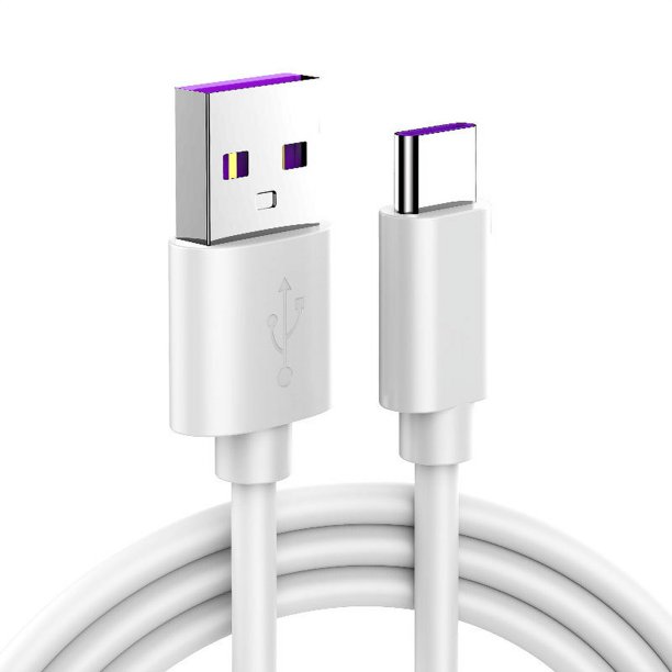 Cable de datos de 5 A, carga súper rápida de 6 A, adecuado para teléfonos móviles Apple, Android, Voop, Samsung, línea de carga USB