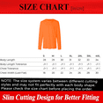 thumbnail image 2 of High Visibility Long Sleeve Safety Work T-Shirt, Hi Vis Men's 100% Polyester Neon Green & Orange Tee, 2 Pack, S, 2 of 6