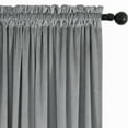 thumbnail image 2 of SMILETIME Velvet Curtains with Rod Pocket for Outdoor Wedding Decor, Light-Filtering Outdoor Curtains, 2 Panels, 2 of 6