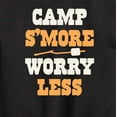 thumbnail image 3 of Instant Message - Camp Smore Worry Less - Toddler And Youth Crewneck Fleece Sweatshirt, 3 of 6