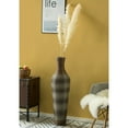 thumbnail image 3 of 39-Inch-Tall Vase, Brown Decorative Floor Vase, Classic Neat Floor Vase Tall Freestanding Flower Holder, PVC Floor Vase, 3 of 8
