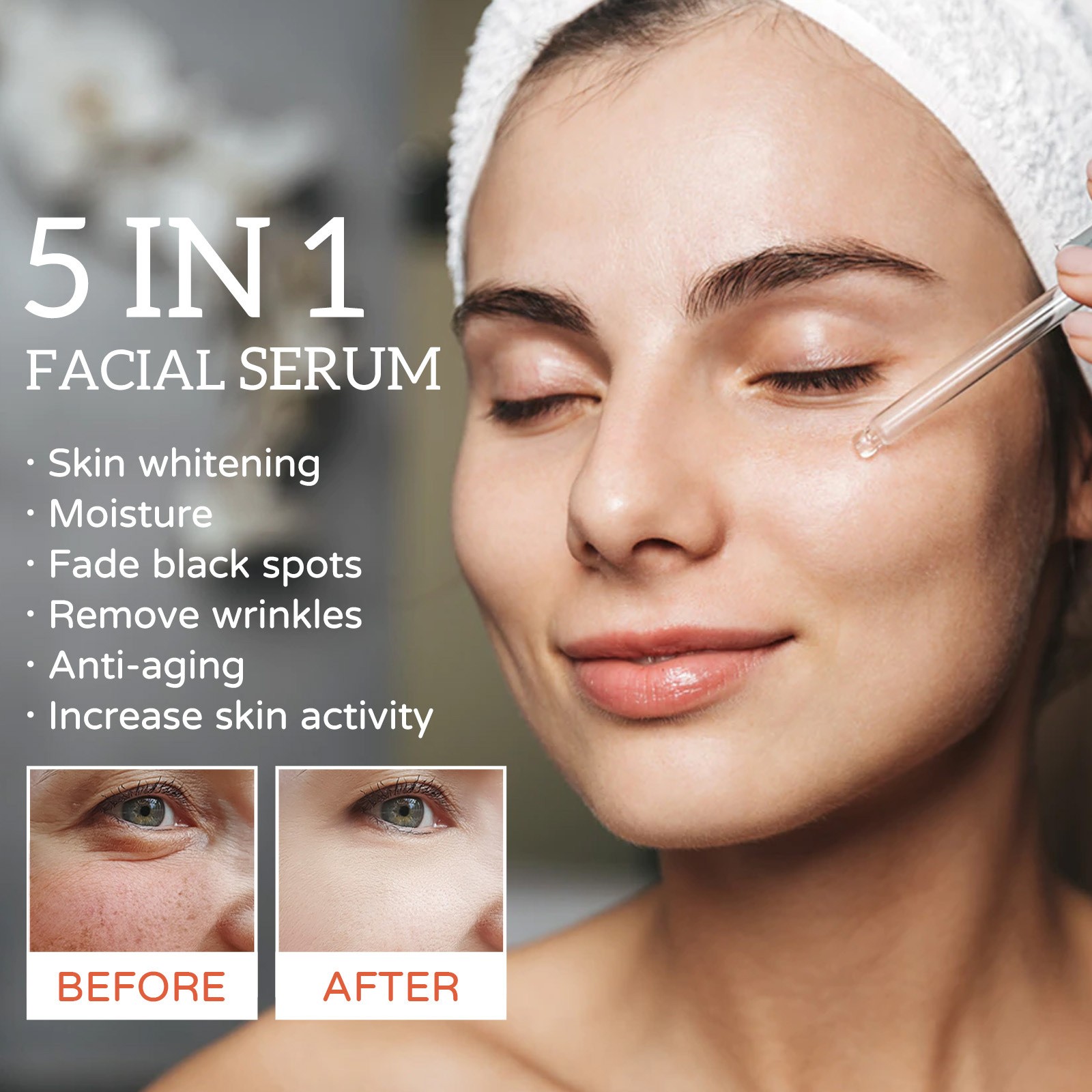 WANGJIAOID 5 In 1 Aging With Vitamin C Vitamin E Collagen And Vitamin C ...