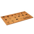 thumbnail image 5 of Calloway Mills 112221729 Mushroom Hello Doormat 17" x 29", 5 of 9