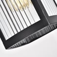 thumbnail image 4 of CHLOE Evie Transitional 1 Light Textured Black Outdoor Wall Sconce 14" Height, 4 of 12