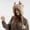 A, variant on Women Winter Slouchy Knit Warm Deer Ears Cute Strawberry Hats Wool Cap Scarf Two In One Hood Hat