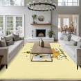 thumbnail image 4 of Yellow Gnomes Area Rug 8x10 Washable Rug Non Slip Spring Bees Daisy Honey White Floral Large Area Rug Soft Stainresistant Indoor Floor Carpet for Living Room Bedroom Home Office Dining Room Nursery, 4 of 8