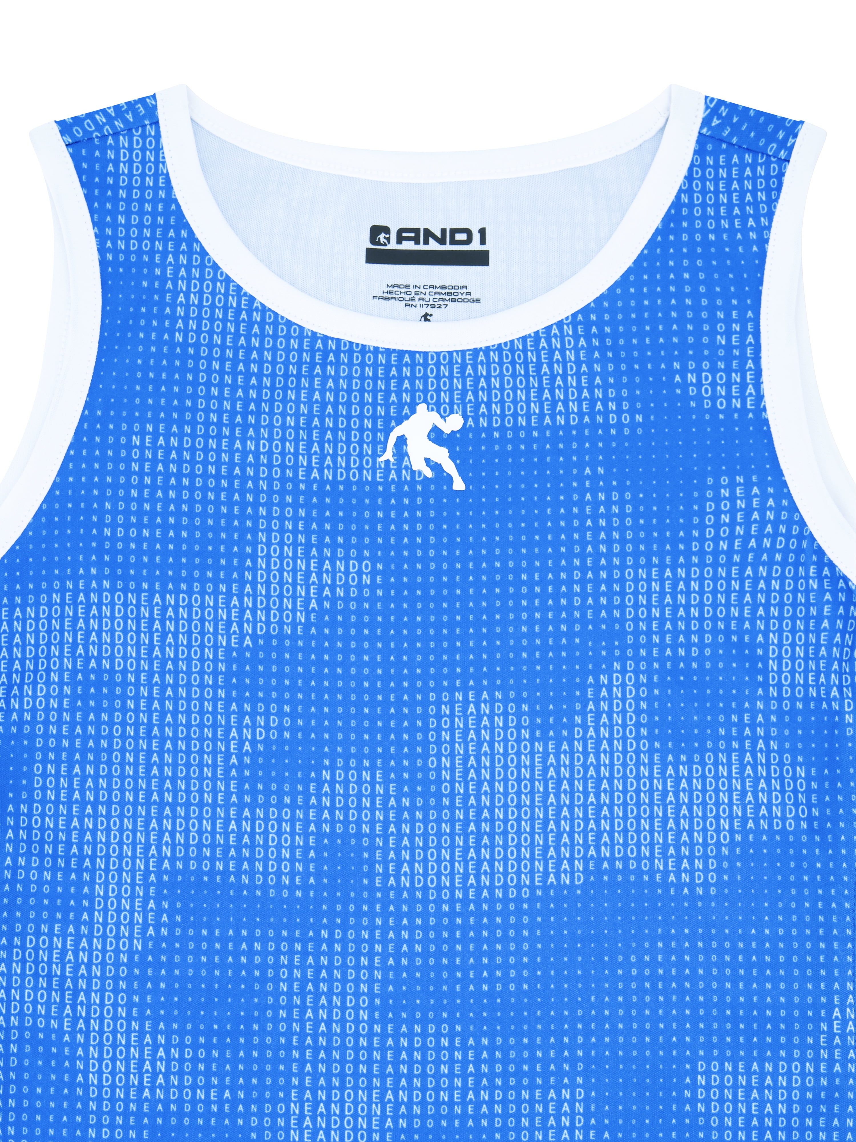 AND1 Boy's Athletic Baseline Basketball Tank Top, Sizes 4-18