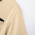 thumbnail image 5 of Guluxicc Men's Dress Shirts with Pocket Pullover Button Closure Short Sleeve Henley Tops for Business Casual Wear Spring Summer Casual Outfits, 5 of 8