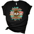 thumbnail image 2 of Mama Serape Sunflower Graphic Shirt Women's Bella Mom Gift T-Shirt, 2 of 7