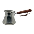 thumbnail image 2 of Tnarru Cafetière Turque en Acier Inoxydable Chocolat Chaleur Dessus de Cuisinière avec Bec Verseur Cafetière Casserole à Lait pour Café Maison Restaurant 250 ml, 2 of 8